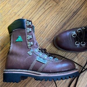 NWT MATTERHORN Brown work boots